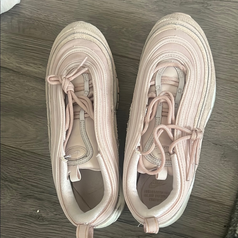 Nike air max 97 pastel pink shoes